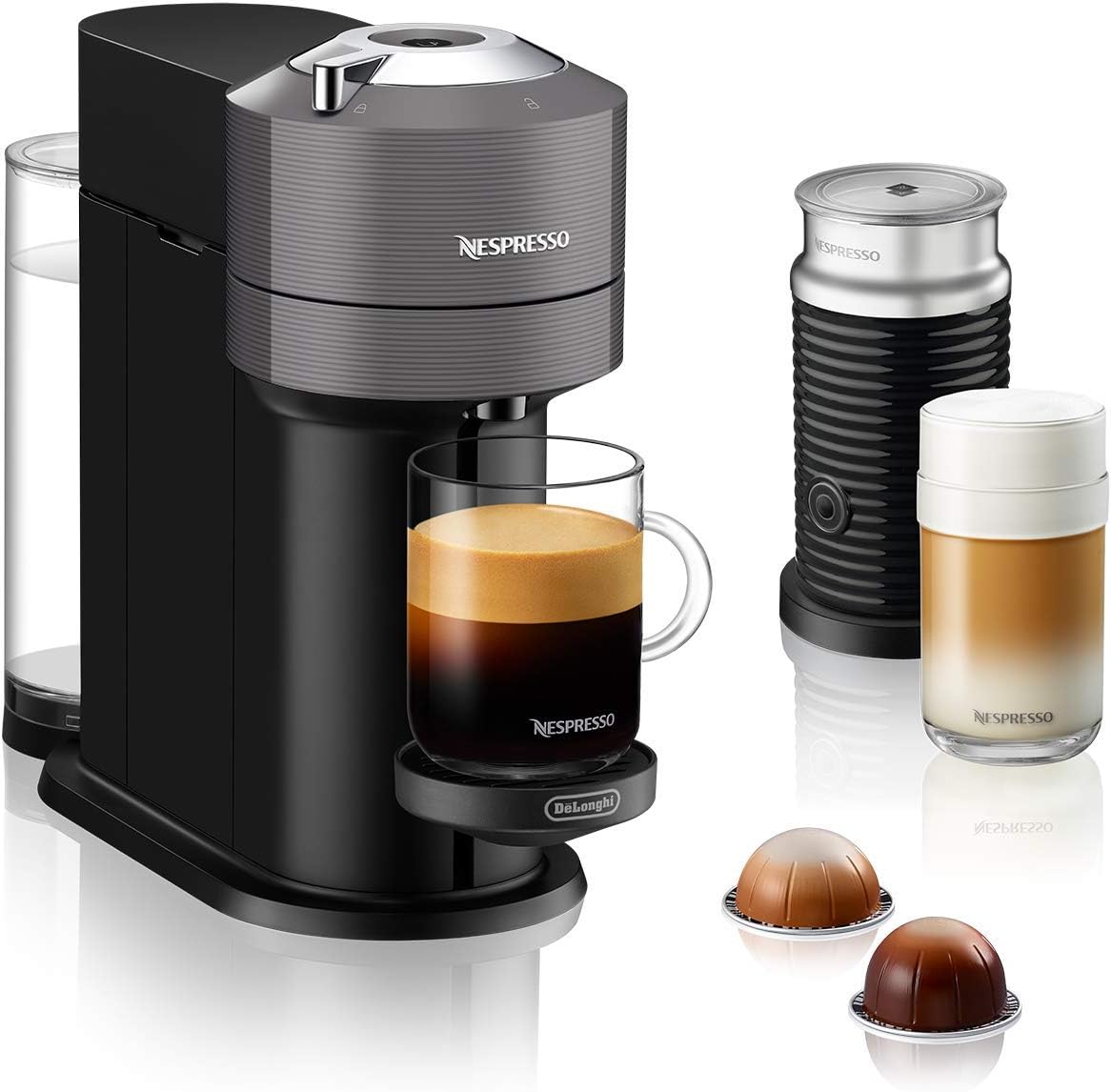 Kapsułki do kawy Nespresso, 120.GYAE, Szary, De 'Longhi ENV 120 120.Mchnienie mleka GYAE – emulgator mleka, szary 120.GYAE