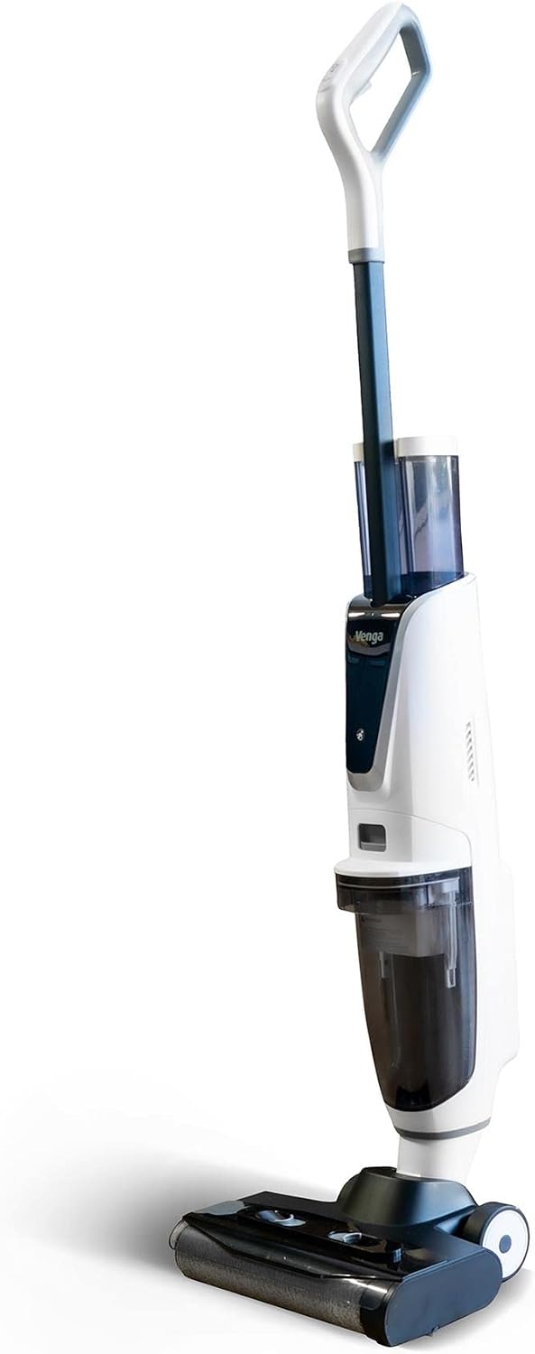 Odkurzacz Venga! – 150 W, 750 ml, Biały, samoczyszczenie – praca bezprzewodowa, MV 3000, ssający aparat elektryczny, Woda i Odpylacz
