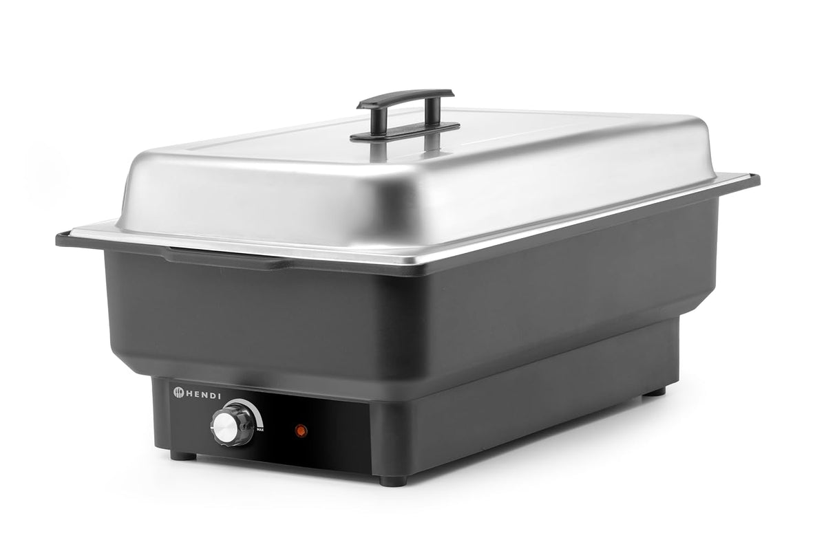 Kredens HENDI, 9 l, 900 W, 230 V – Srebrny, stal nierdzewna, Bufet blachy walcowane na gorąco, 30-85°C – 575x349x