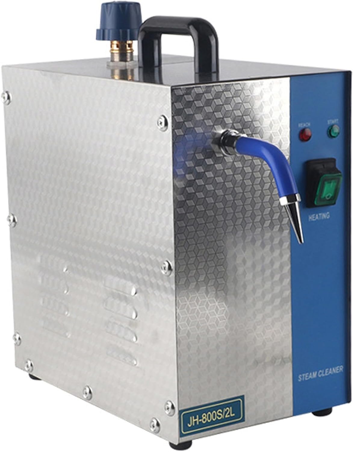 Myjka parowa CUTANGELAR, W/2600, 1300 W, 2 l – 4 kg, Srebrny, stal nierdzewna, Czyszczenie parowe 1300 W / 2600 W – 2600 W, profesjonalne