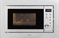 Exquisit Grill, 800 W, 20 litrów, 27,0 cm – Srebrny/Czarny, stal nierdzewna, timer, Kuchenka mikrofalowa 800W – 8 programów automatycznych