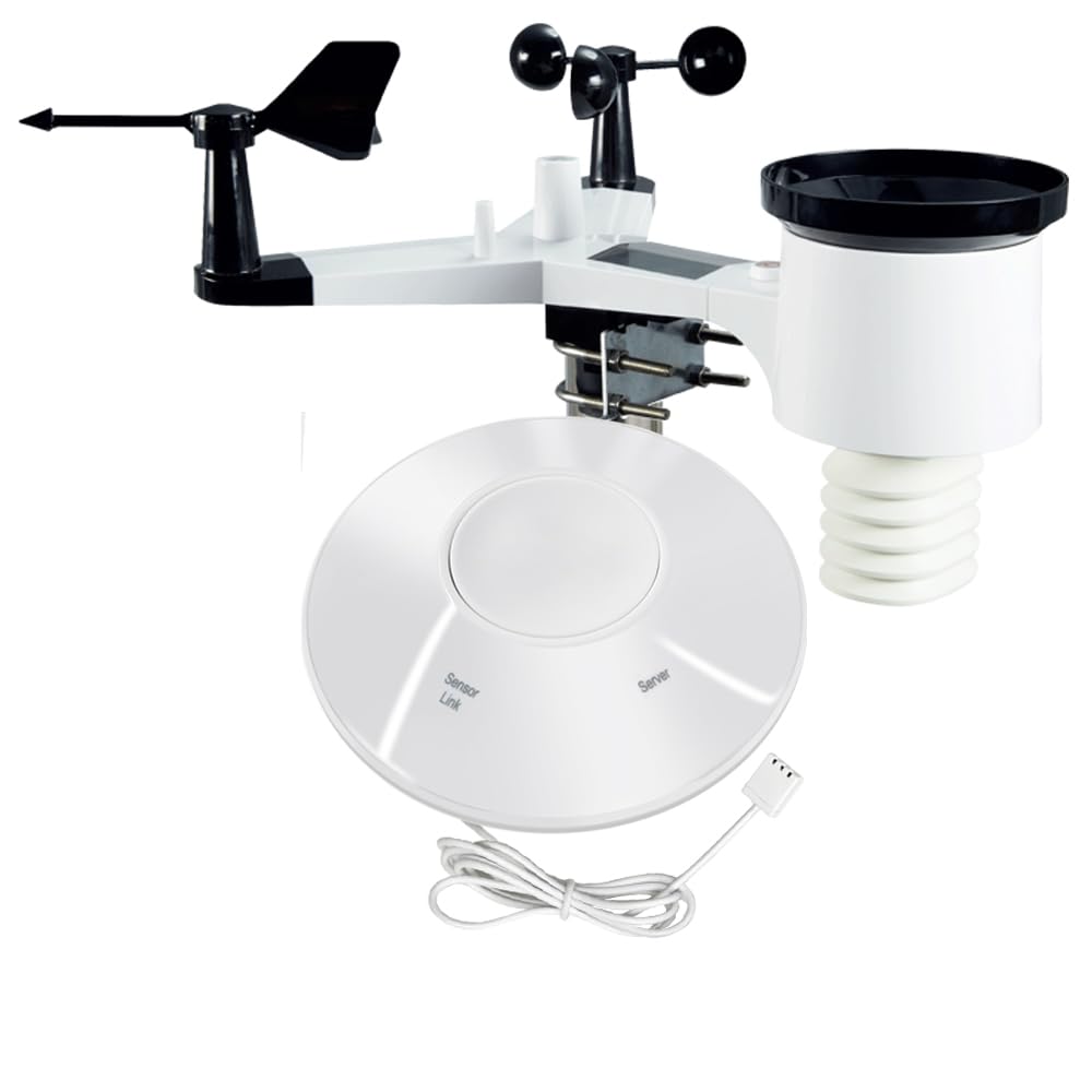 Stacje meteorologiczne i barometry froggit, DP2000, 3 W, Czarny – USB, Wi-Fi, praca bezprzewodowa, 3 w 1 – DP2000 Stacja