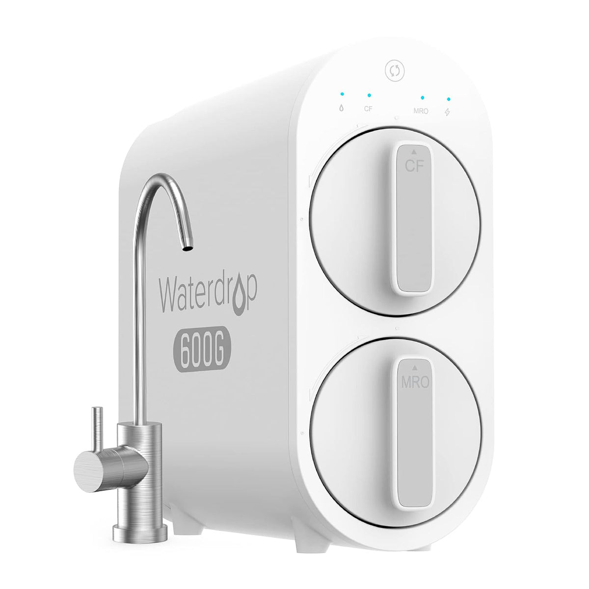 Filtry do systemów widocznych Waterdrop, G2P600 – Czarny, G2P600 bez rezerwatu, System Osmozy Inverse, 600 GPD
