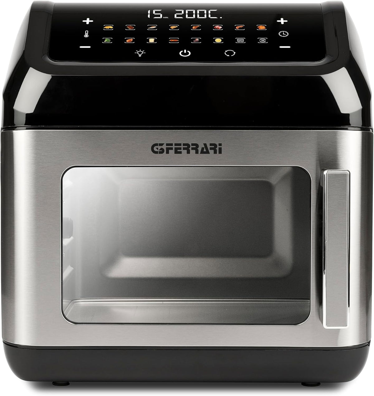 Frytkownica G3 Ferrari, G10187, 13 L, 1700 W – Czarny/Srebrny, G10187 powietrzna Evo 13L, 13 litrów, 16 programów – wyświetlacz cyfrowy