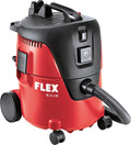 Flex Odkurzacz, 21 L, 1250 W – 305 x 83 x 105 mm, Czerwony/Czarny, klasa L, natężenie przepływu 3600 l/min) 405418