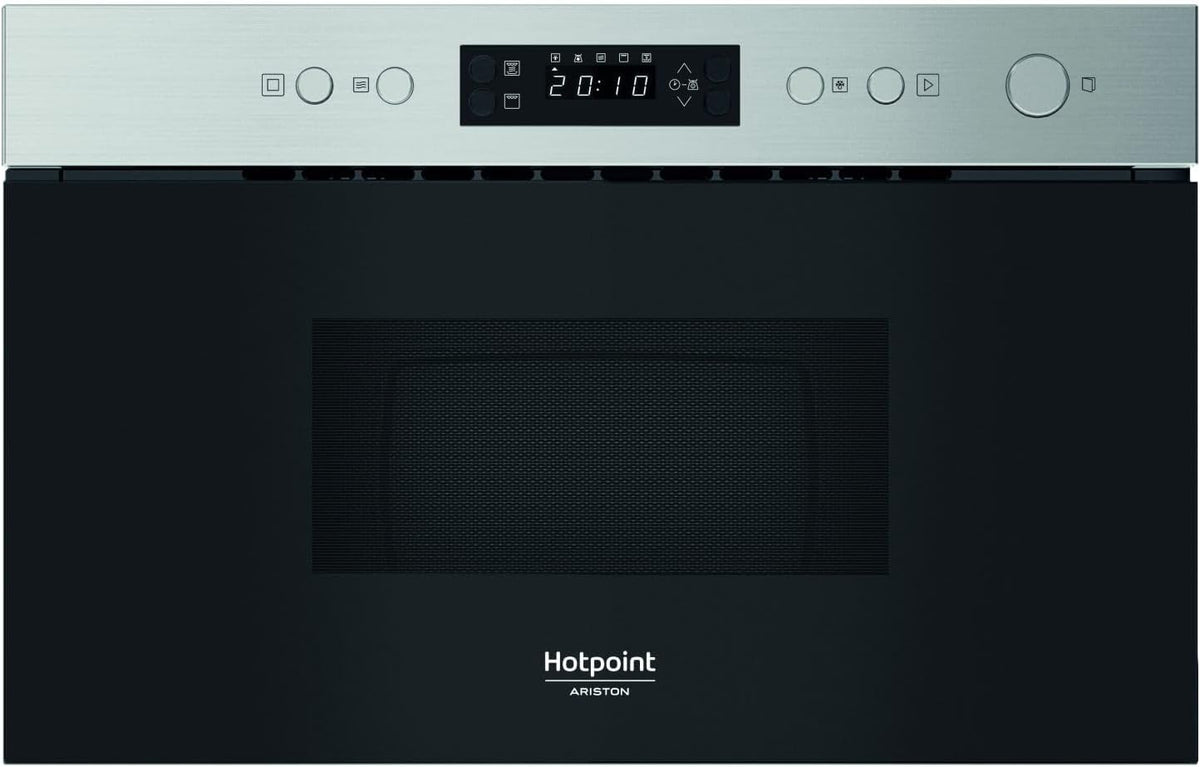 Piekarnik do zabudowy Hotpoint – K12C, 22 l, 750 W, Srebrny – stal nierdzewna, kuchenka mikrofalowa K12C, HAM X
