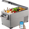 VEVOR Minilodówka, mała lodówka, 35 l – 1 cm, 12 V, Czarny, Elektryczna chłodnica – 20 do 20°C, LCD ekran, samochód, kemping – przenośna mini lodówka