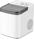Générique Kostkarka do lodu, maszyna do lodu, 1.2 l – 235 x 295 x 305 mm, 220 V, Biały, przenośny – duży zbiornik