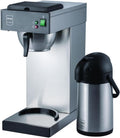 Ekspres do kawy METRO Professional, 5 x 52 cm – 3 l, 1900 W, Srebrny, stal nierdzewna – METRO profesjonalny Maszyna do kawy GCA 2101 Caf, filtr