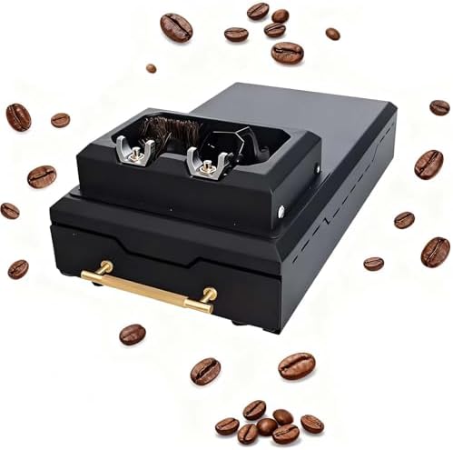 Ekspres do kawy GYKOZY, 58 mm, 150 W, Czarny – Filtr, czyszczarka, szczotka, do profesjonalnych maszyn do kawy