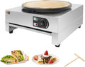 Crêpeiers Przewodniczący biniliubi, 3000 W, 24 cm, 220 V – Czarny, stal nierdzewna, Elektryczne Crêpeière Anti- stick, 3000 W 48 – do naleśników