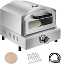 YXYLJOZ Mini piekarnik, 12 cali, 8 kg, Czarny / Srebrny – piecyk elektryczny, przenośne, plener
