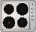 BELDEKO Płyta grzewcza – 5500 W, Srebrny, stal nierdzewna, 4 pola grzewcze – BELEKKO, KITSON elektryczny PLACK INOX 4 FILE 5500 W