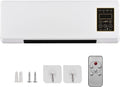 Klimatyzator Générique, 54x11,5x20 cm, 1500 W – 2308 g, Biały, automatyczne wyłączanie, split – instalacja ścienna, ogrzewanie i wentylator