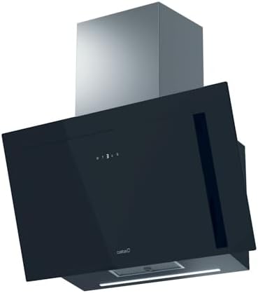 CATA Okap kuchenny – 800GBK, 80 cm, 46 dB, Czarny / Srebrny – G m3 / h, 842 m3 / h, dotyk, tłumik – THALASSA PRO 800GBK 800GBK/G m3/h