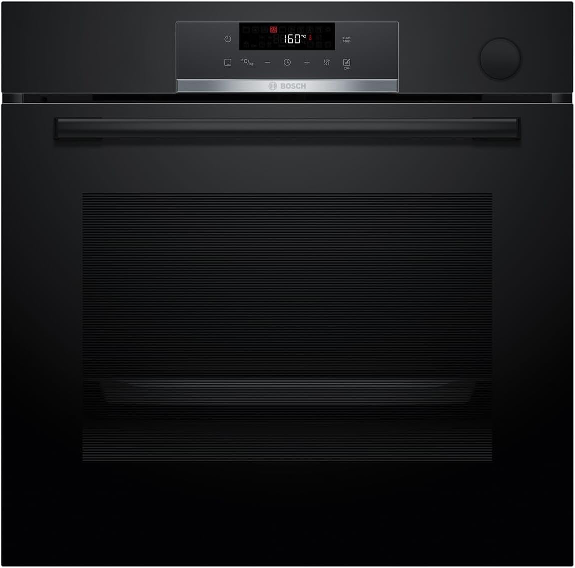 Bosch Piekarnik do zabudowy, HRG532BB3 – 60 x 60 cm, 71 l, 3.6 kW, Czarny – pilot zdalnego sterowania, funkcja grilla, Piec elektryczny, Serie
