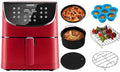 Frytkownica beztłuszczowa Cosori – air fryer, 5 l, 1700 W, Czarny – oświetlenie LED, 11 programów, pizza, Freil-free – gorące powietrze 5