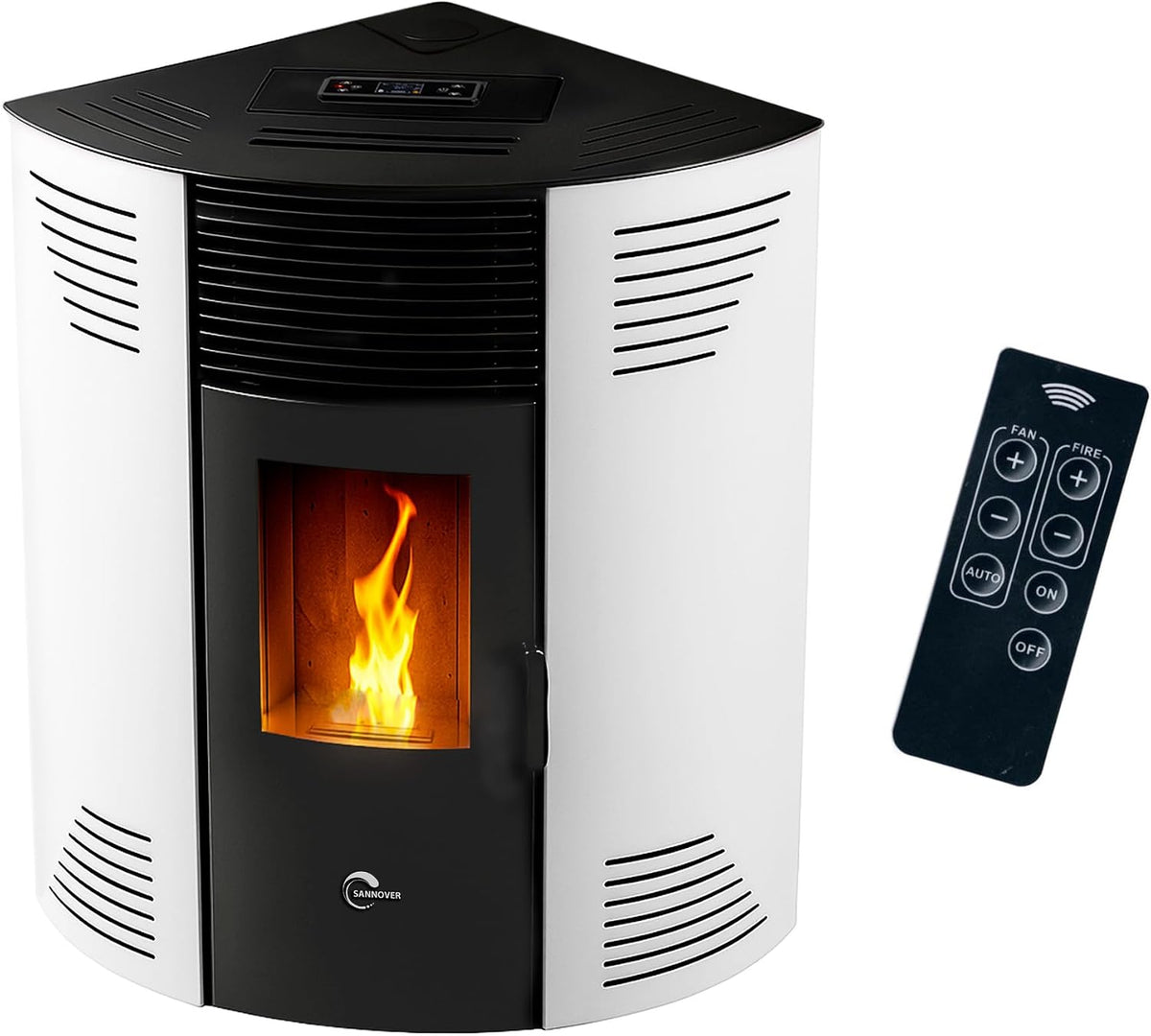 Ogrzewanie granulowane Sannover Thermique, IP65 – 2 kW, 30 kg, Biały, Naczynie kuchenne – naczynia, Iseos wodoszczelny kąt piec granulowany 12