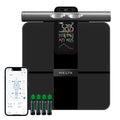 MELTA Cyfrowe – 180 kg, 109 x 64 mm, Czarny, Bluetooth – 180 kg / 400lb Balance, aplikacja, 180 kg/400lb