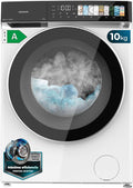 Cecotec Pralka – 1400 obr./min, 10 kg, Biały, Bolero DressCode 10970 1400 obr./min Washingmachine – 11 programów, drzwi XXL, Ekran FullColor