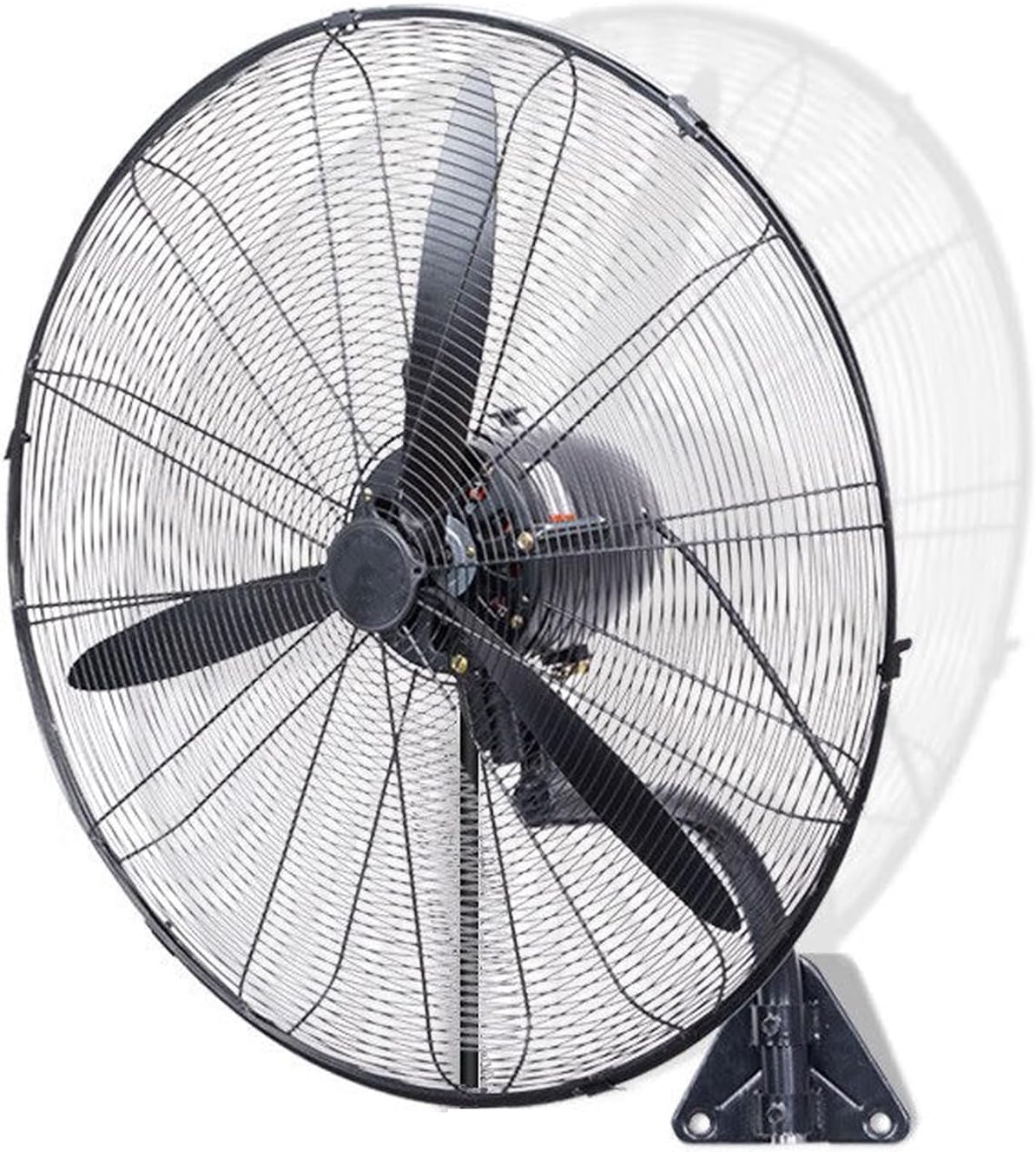 Grill TYH, 80 cm, 220 V – 1400 obr./min, Biały, Wentylator, 80 cm / 31.5in – przemysłowe, tłumik, siatka bezpieczeństwa o wysokiej gęstości dla Le