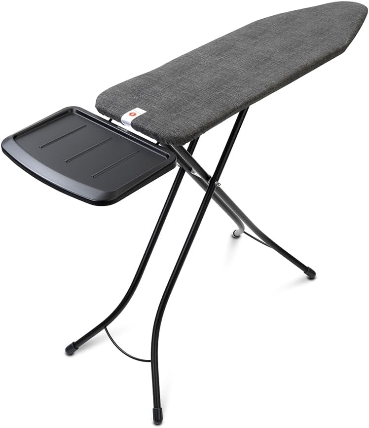 Brabantia Płyta do prasowania, 124 x 38 cm – Czarny, metal, Płyta, Stojak – Stolik, do para Plant