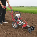 DHQCQL Glebogryzarki i kultywatory, 10 cm – 240 obr./min, 1,2 l, Czerwony/Czarny/Biały, Frezarka ogrodowa na benzynę 63 CC – 4-suwowa