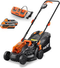 Kosiarki rotacyjne Fuxtec – E1RM20, 2 Ah, 33 cm, 40 V – Czarny, FX- E1RM20- 33 2Ah Bateria, Ładowarka, 40 V 2X20 V FX-E1RM20-33