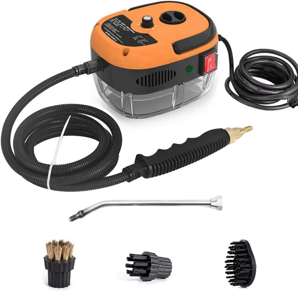 Myjka parowa Jooehyer – 220 V, 190x150x130 mm, 300 ml, Czarny / Srebrny – okap kuchenny, przenośny, 2 strefy temperaturowe, gniazdo UE