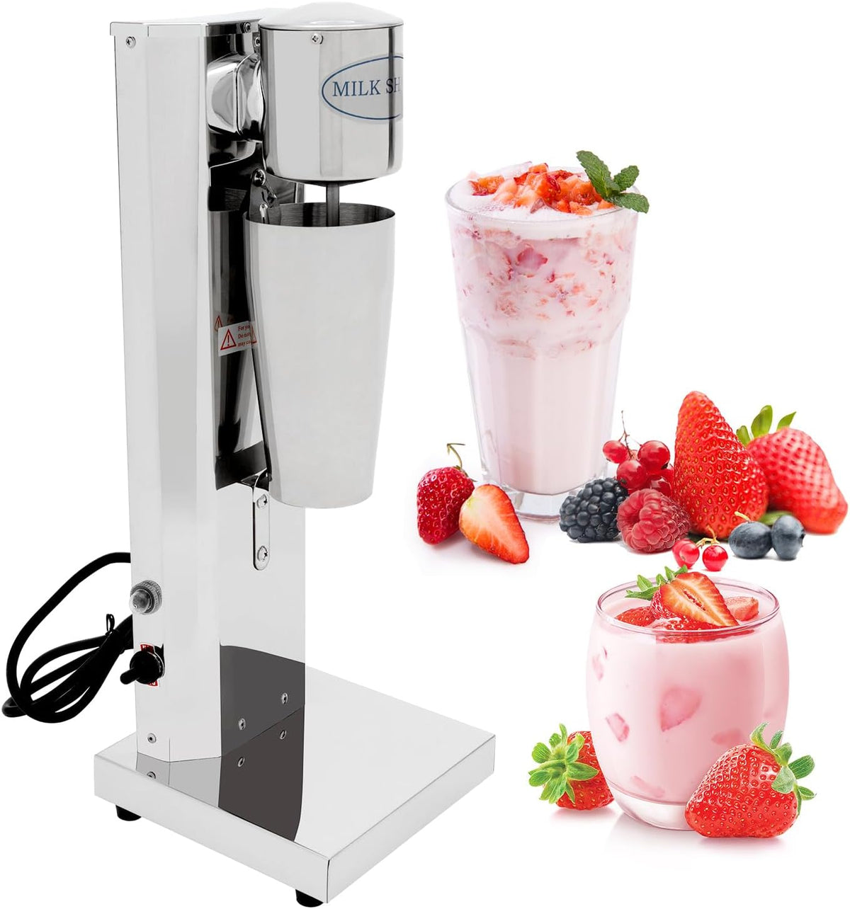 Ekspres do kawy Biggittig, 18000 obr./min, 180 W, 25 cm – Czarny, Maszyna do shake 'a mleka, Maszyna do mleka, Elektryczna – Profesjonalne