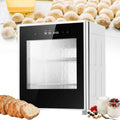 Pojemniki na fermentację TDSYOCG, 384 x 254 x 22 mm, 220 V – 40 l, Czarny, Pizza i Yaourt, Piec do pieczenia