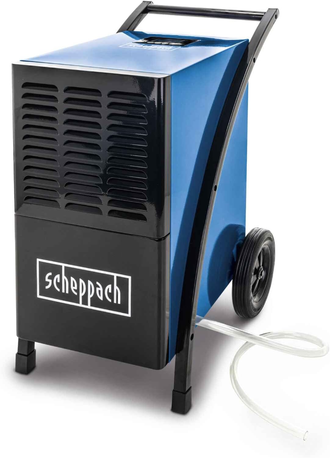Osuszacz powietrza Scheppach, BTR6500, 1050 W, 6 l – 80 m, Czarny, BTR6500- 1050 W osuszacz, 350 m3 / h – duży zbiornik, wyświetlacz LCD