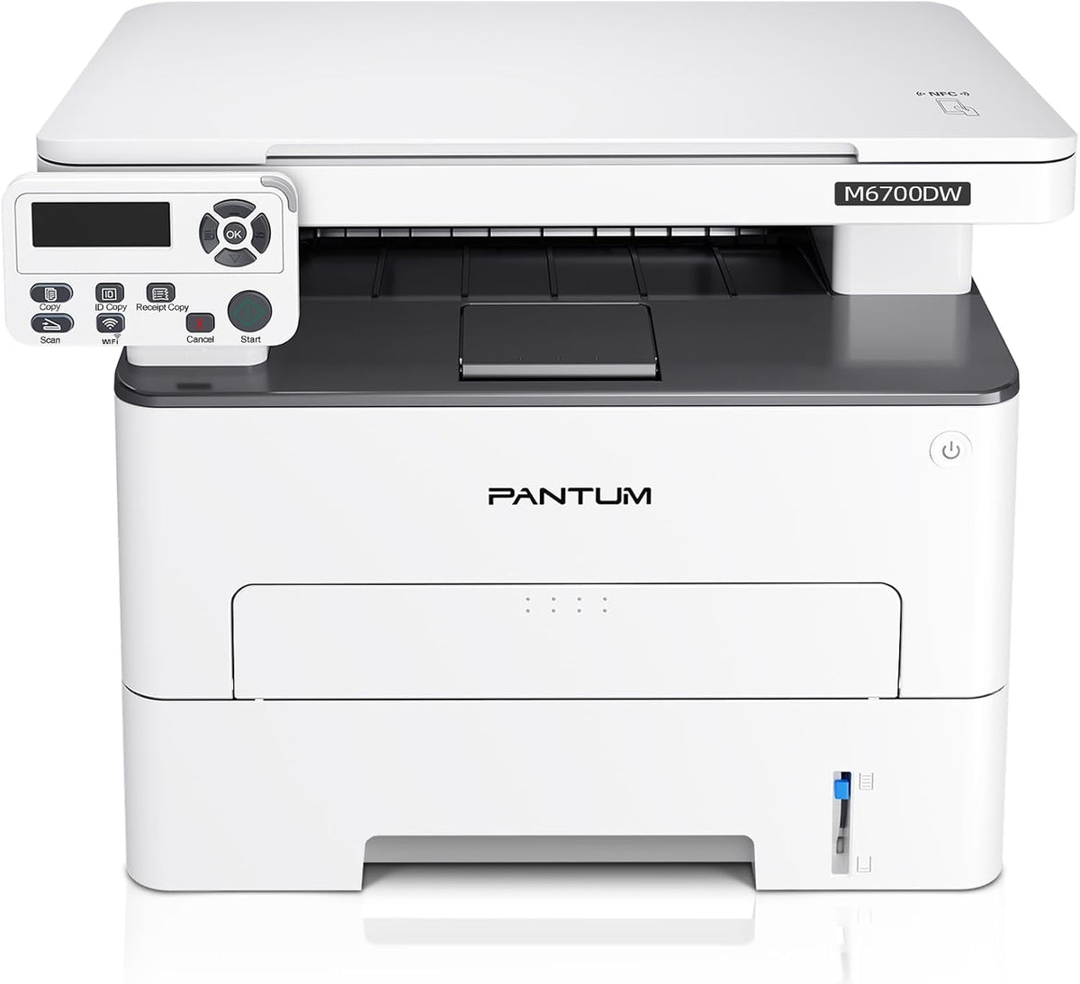 Drukarki laserowe PANTUM, M6700DW, 3 W – 2.4 G, Biały/Czarny, USB, Wi-Fi – praca bezprzewodowa, 3 w 1, Drukarka laserowa M6700DW wielofunkcyjna 3w1