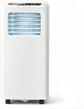Eouyt Klimatyzator, 7000 BTU, 50 m, 3 W – Czarny, pilot zdalnego sterowania, 3 w 1, 3-in-1 – gniazdo z broszami UK 3, wentylator do 50 m2