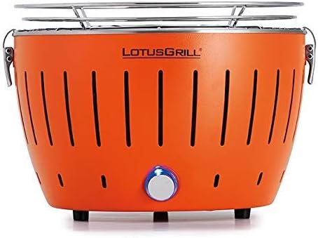 LotusGrill Grill, 26 cm, 2,8 kg, Brązowy – USB, Bateria, Drewno, Dla obozowiczów