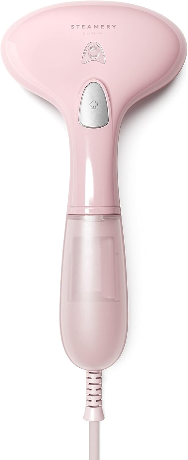 Steamery Parownice do ubrań, 1500 W – 29 x 14,5 x 7 cm, 90 ml, Różowy, stal nierdzewna – parownica do ubrań, 16-20 g / min przepływ pary
