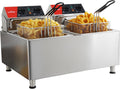 Frytkownica crosson, 16 l, Czarny, Termostat EGO do frytkownicy do zastosowań komercyjnych