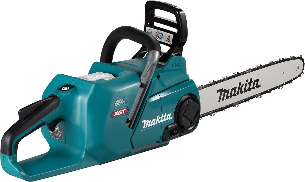 Makita Piły łańcuchowe – UC016GZ, 40 V, 400 mm, 260 ml – Zielony/Czarny, automatyczne wyłączanie, baterie i ładowarki nie są dołączone