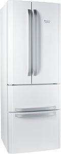 Lodówka Hotpoint – 292 l, 40 dB, 9 kg, Biały – No Frost, Zamrażarka e4d Wysokość, punkt AAA z W C SIDE obok, A + +