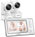 Monitory wideo Blemil – Czarny, Wi-Fi, IPS 4 Babyphone, Kamera – Monitor wideo dla dzieci, płyta IPS