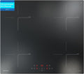 Płyta indukcyjna AURAKICH, kuchenka indukcyjna, 60 cm – 7000 W, Czarny, płyta grzewcza, 4 pola grzewcze – indukcyjny stół kuchenny, Boost