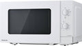 Panasonic Kuchenka mikrofalowa, 800 W, 20 l – Czarny / Srebrny, Mikrowelle Wei - 800 W - czas, mikrofalówka, Mikrowelle Wei - Sm21qwepg nN-Sm21qwepg