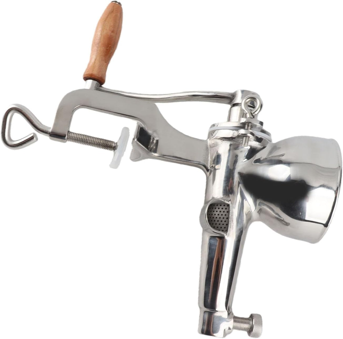 Cocoarm Ręczna prasa do cytrusów, 11.81 cali – 2,5 kg, Srebrny, Łatwy demontaż, Citrus Press Herb Herb Instrukcja