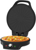 Fangxuee Maszyny do produkcji papieru lub tektury, 3 cm, Czarny, Elektryczny piekarnik do pizzy – zegar, Naleśniki