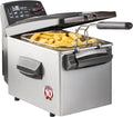 Frytkownica FRITEL, 4 l, 3200 W, Czarny – stal nierdzewna, 4345- 4 l Turbo SF Fryper, Pokrywa z otworu, 3200 W 4345-4 l