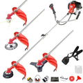 Kosy spalinowe i trymery Dealourus, 3 W – 7500 obr./min, 9000 obr./min, Czerwony/Srebrny/Czarny, metal – 3 w 1