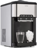 Kostkarka do lodu KLARSTEIN, maszyna do lodu – 3 l, 20 kg, Czarny, Icemaker – Produkcja Szybko do 20 kg Icemakers, pojemność 3 l