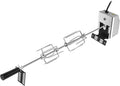 Grill LZQ, 107 cm, 220 V, 10 kg – Srebrny, stal nierdzewna, silnik, 240 V