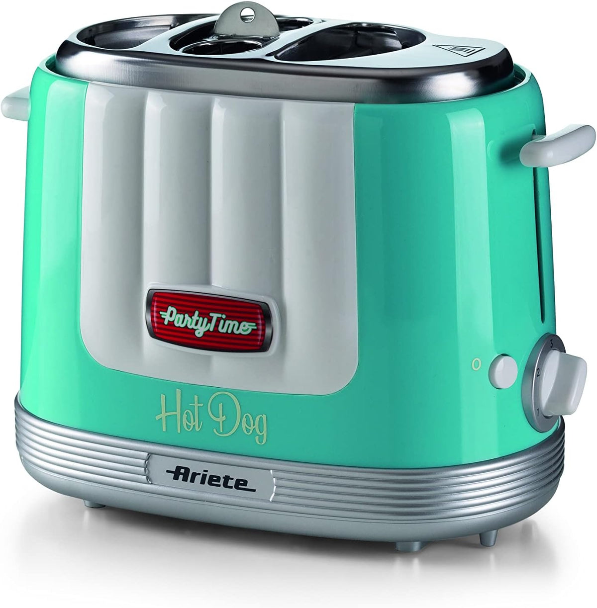 Aparatura do hot dogów Ariete, 650 W, Niebieski – 206 Hot Dog Maker Party Time, 5 poziomów